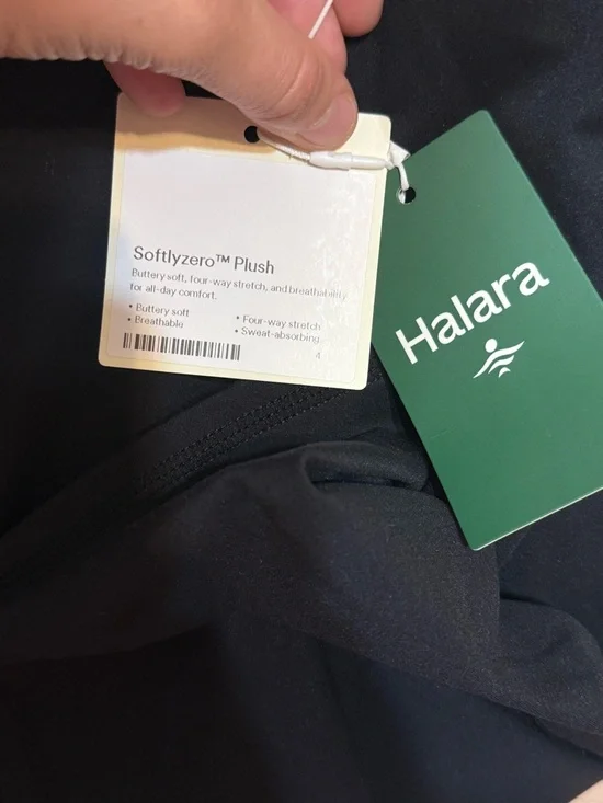 Halara Easy Peezy Dress SoftlyZero Black Dress Long Length Activewear Shorts NWT - Picture 6 of 7